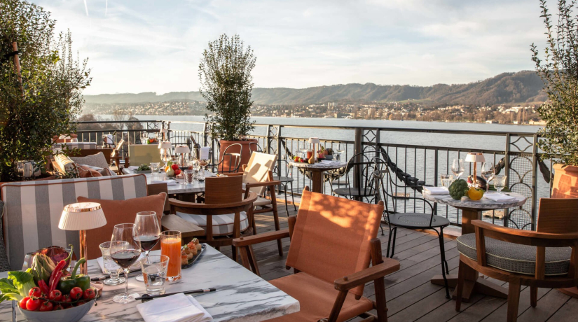 La Réserve Eden au Lac Zurich: в Цюрих летом